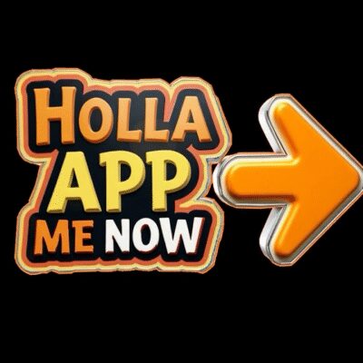 Holla App Me Now Right Arrow